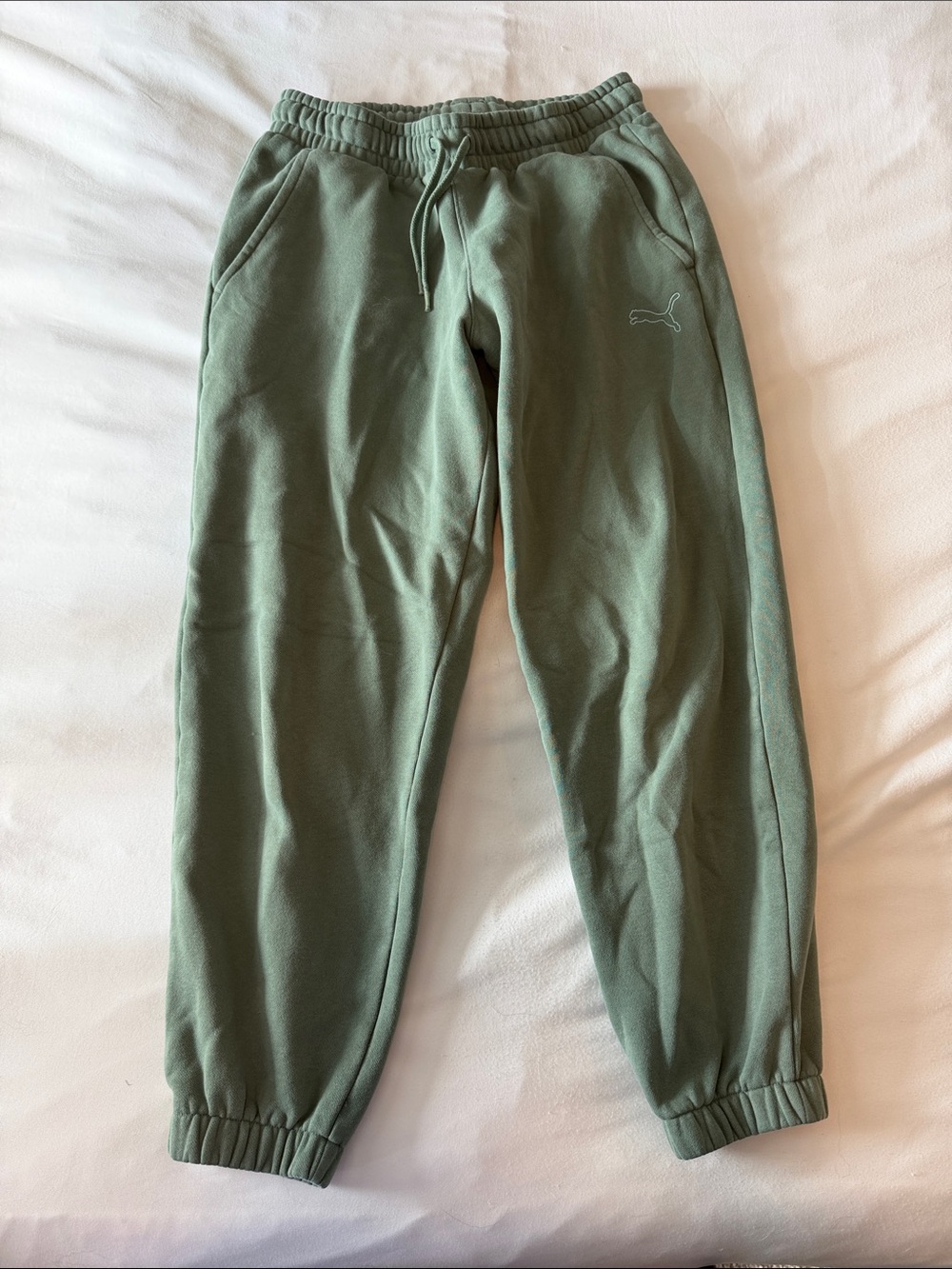 Puma Olive Green Women's Track Joggers